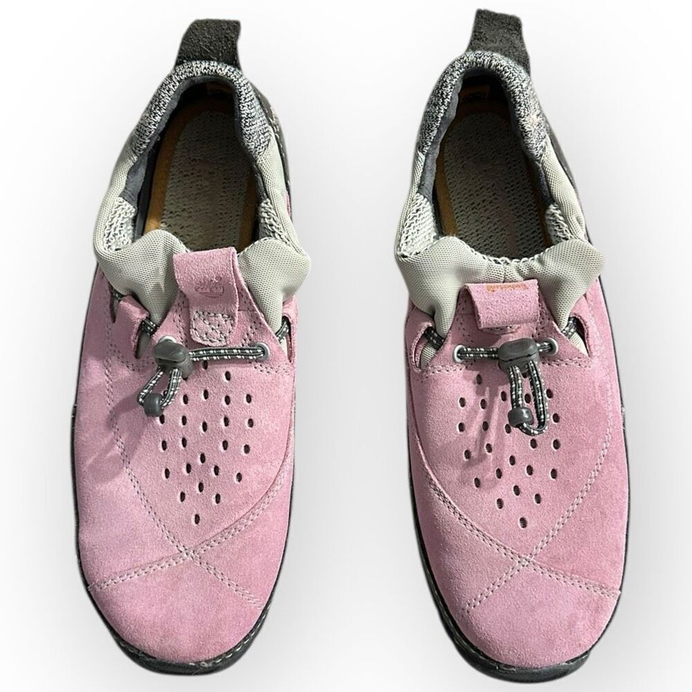 Timberland Smartwool Power Lounger Shoes 6 Red/Gray Leather Comfort